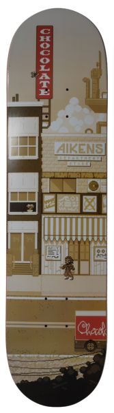 Chocolate Skateboard Deck Aikens Pixel City 8,00