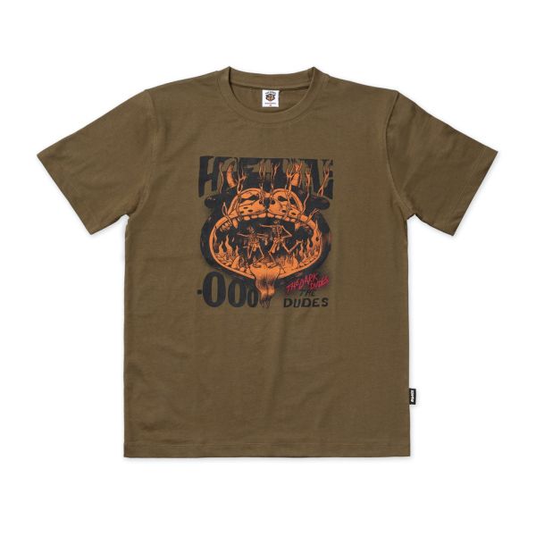 The Dudes Hellooo T-Shirt - british khaki