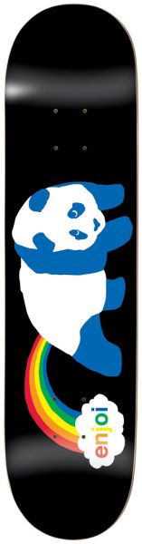 Enjoi Skateboard Deck Team Rainbow Fart 7,75 HYB Black