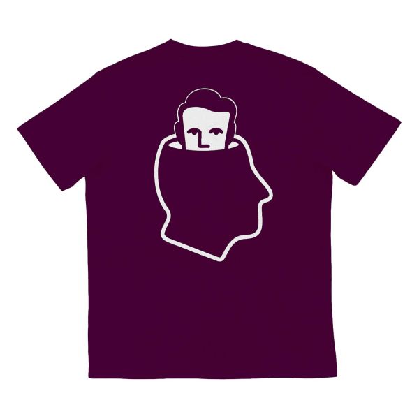 NNSNS T-Shirt HEAD LOGO purple