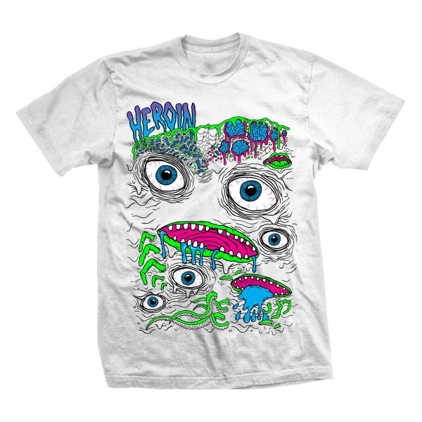 HEROIN T-Shirt MUTANT white