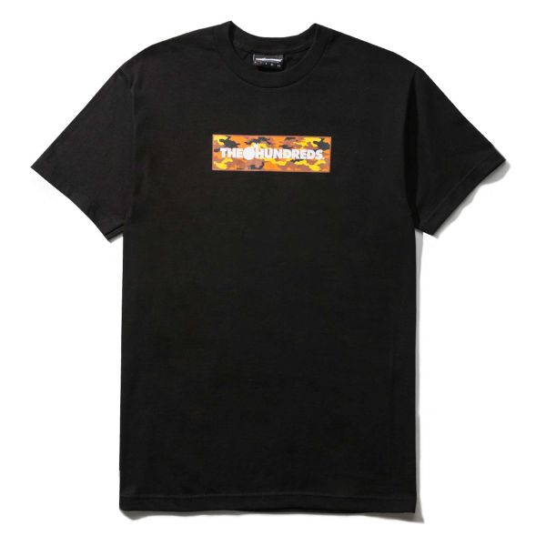 THE HUNDREDS T-Shirt CAMO BAR black