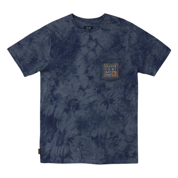 HIPPYTREE T-Shirt WINDBREAK CLOUD WASH navy