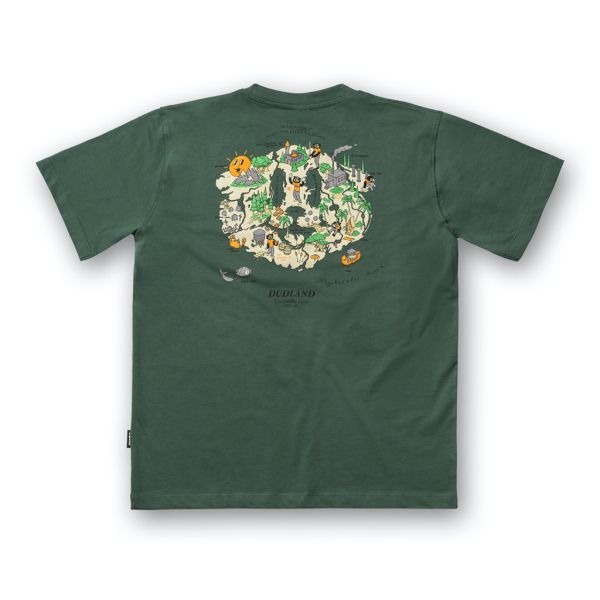 The Dudes Dudland T-Shirt - bottle green