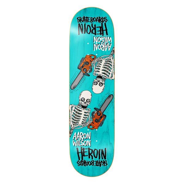 HEROIN Deck CHAINSAW SKELETONS SYM AW 8.5