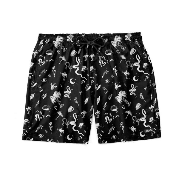 The Dudes Bitch Swim Short - black