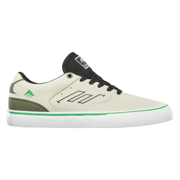 EMERICA Shoe THE LOW VULC tan/gre tan/green