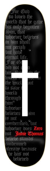 Zero Skateboard Deck Thomas OG Cross 8,25