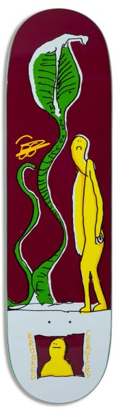 Krooked Skateboard Deck Cernicky Tall Snake 8,50